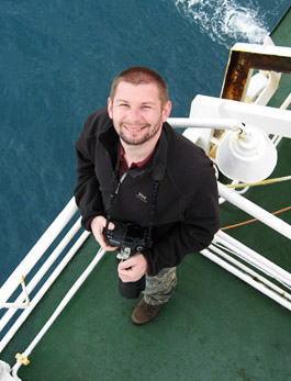 Me onboard Professor Multanovsky