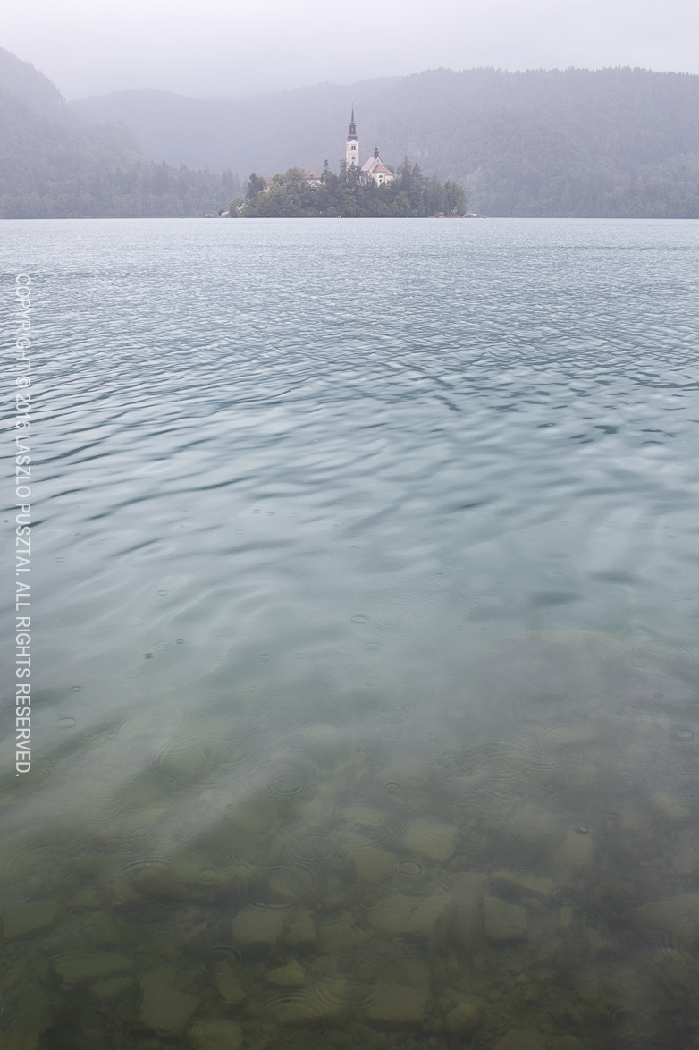 Late Summer Rain at Lake Bled