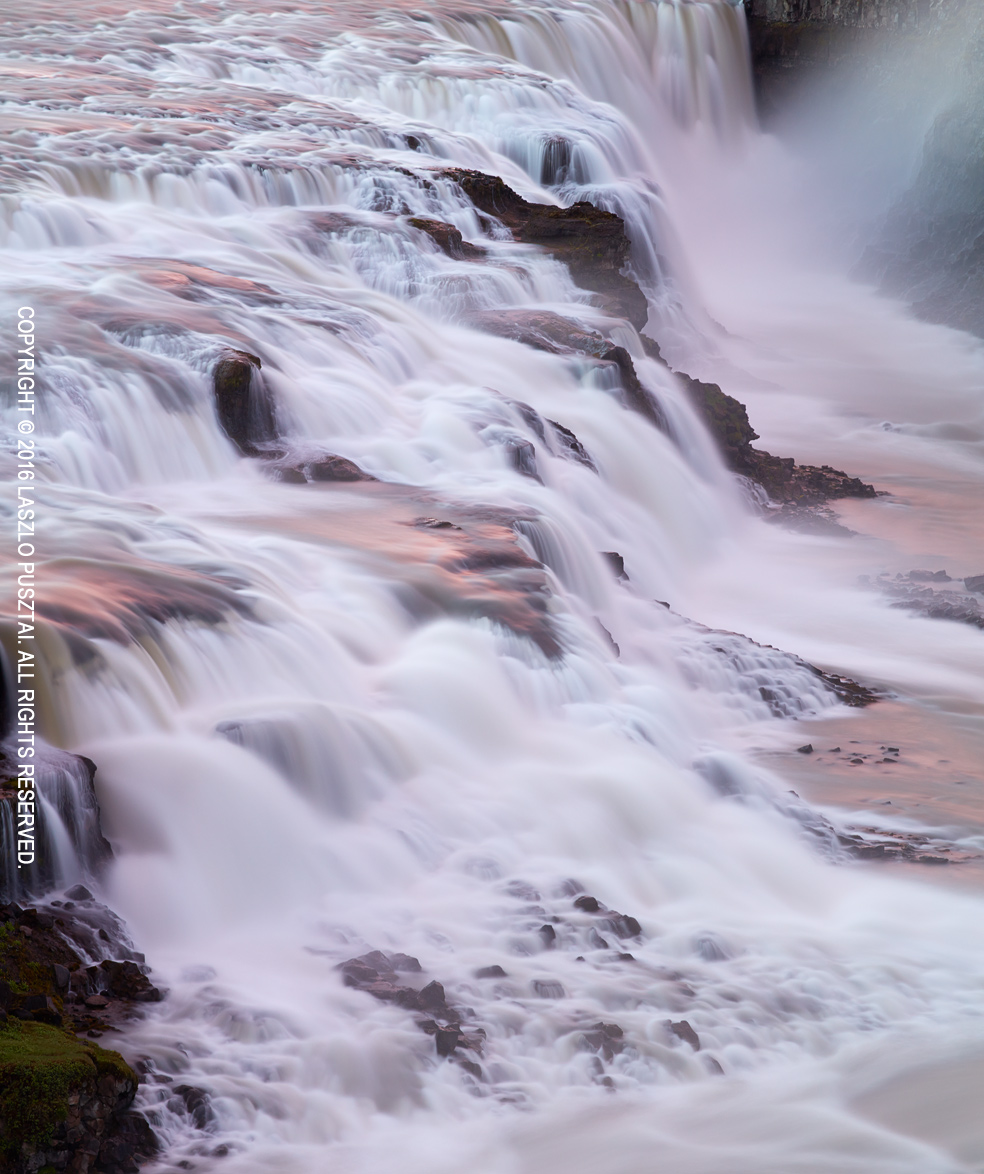 Gullfoss in Pink