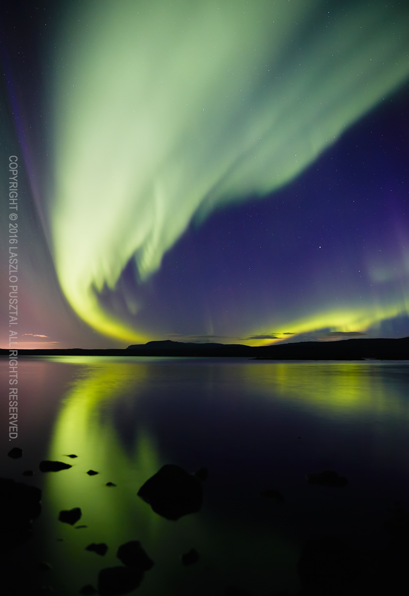 Aurora Over the Lake